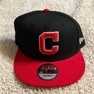 Cleveland Guardians Snap Back Logo Hat